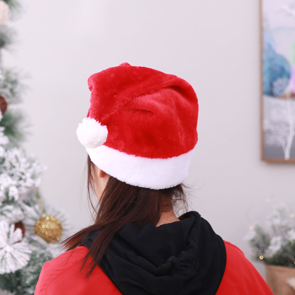 Christmas Short Plush Hat - AA Trading