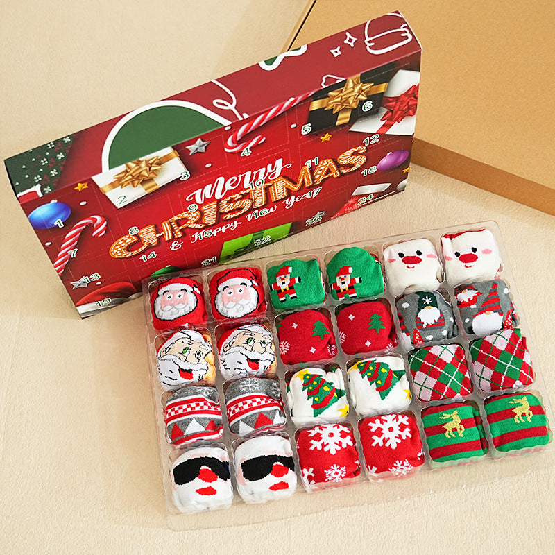 In-Stock New Large-Size Christmas Socks, Popular on European and American Cross-Border E-Commerce Platforms Like Amazon, Creative and Novel Socks, Christmas Gift Socks - AA Trading