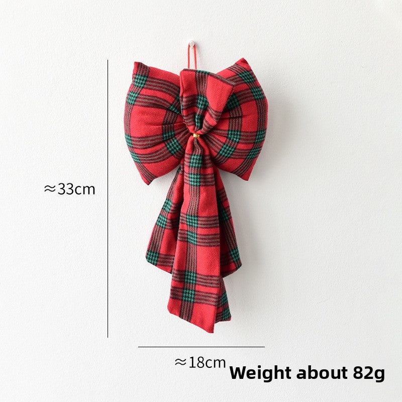 Christmas Bow Christmas Decorations Three-Dimensional - AA Trading