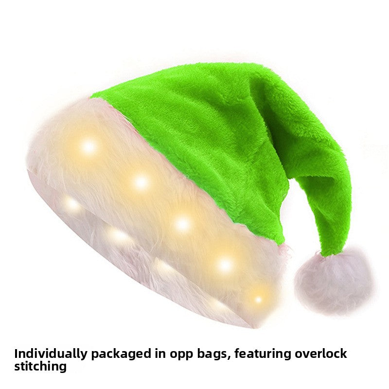 Christmas Short Plush Hat - AA Trading