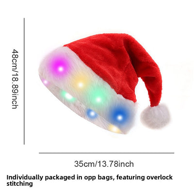 Christmas Short Plush Hat - AA Trading