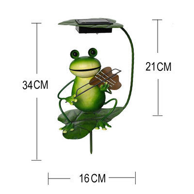 Solar Lamp Outdoor Lawn Lamp Lawn Lamp Ground Plug Lamp Frog Garden Decoration Lamp - AA Trading