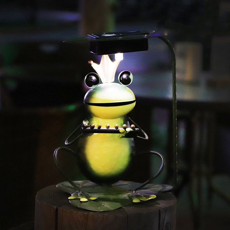 Solar Lamp Outdoor Lawn Lamp Lawn Lamp Ground Plug Lamp Frog Garden Decoration Lamp - AA Trading