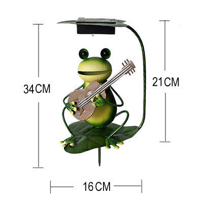 Solar Lamp Outdoor Lawn Lamp Lawn Lamp Ground Plug Lamp Frog Garden Decoration Lamp - AA Trading