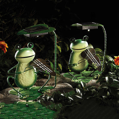 Solar Lamp Outdoor Lawn Lamp Lawn Lamp Ground Plug Lamp Frog Garden Decoration Lamp - AA Trading