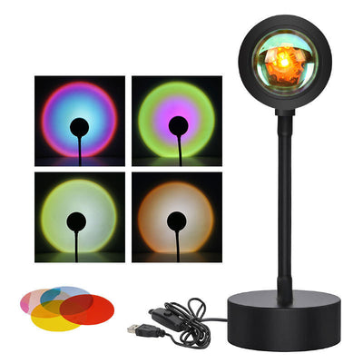 Sunset Projection Lamp Sunset Projector Night Light Wall Decoration Lighting - AA Trading