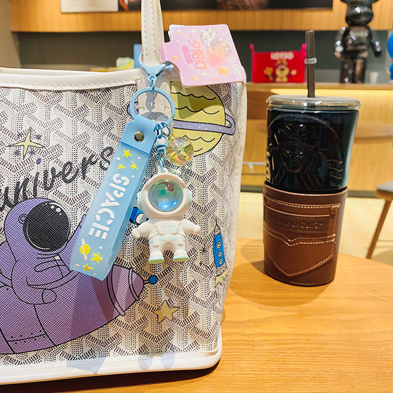 Creative Astronaut Sunset Atmosphere Lamp Car Keychain - AA Trading