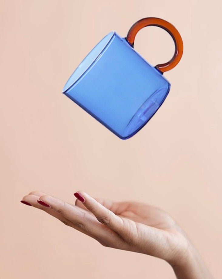 Set Of 2 Retro Couple Coffee Mugs Tea Cups - AA Trading