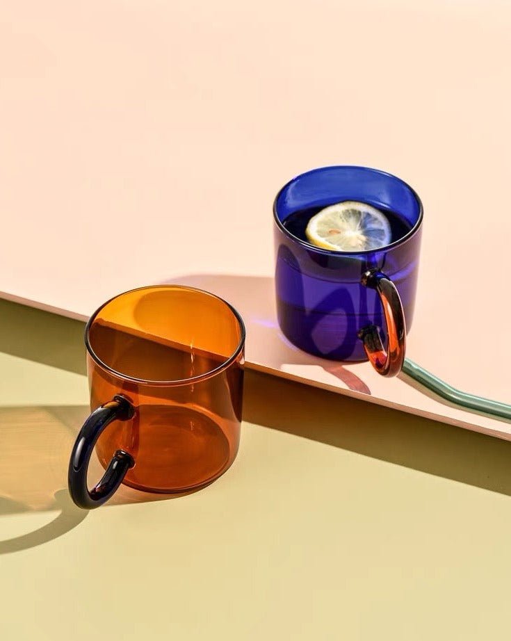 Set Of 2 Retro Couple Coffee Mugs Tea Cups - AA Trading