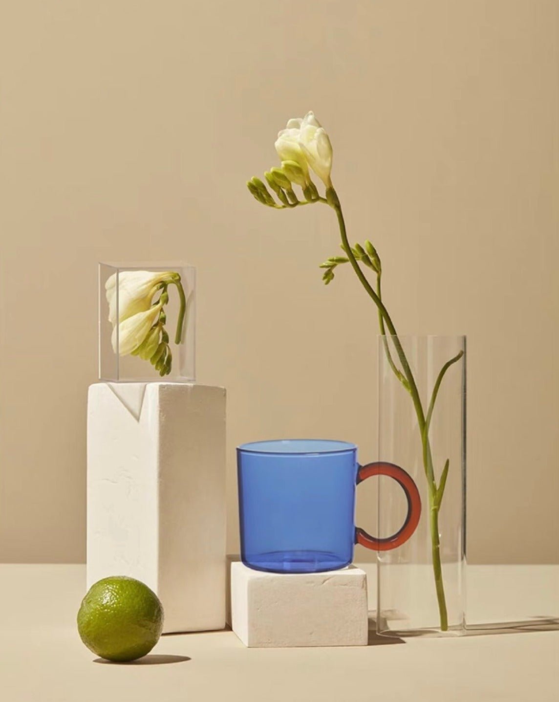 Set Of 2 Retro Couple Coffee Mugs Tea Cups - AA Trading