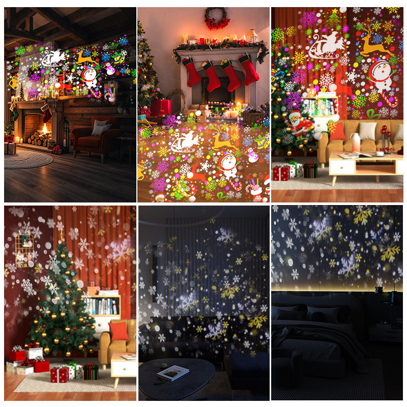 Christmas Projection Snowflake LED Decoration Light - AA Trading