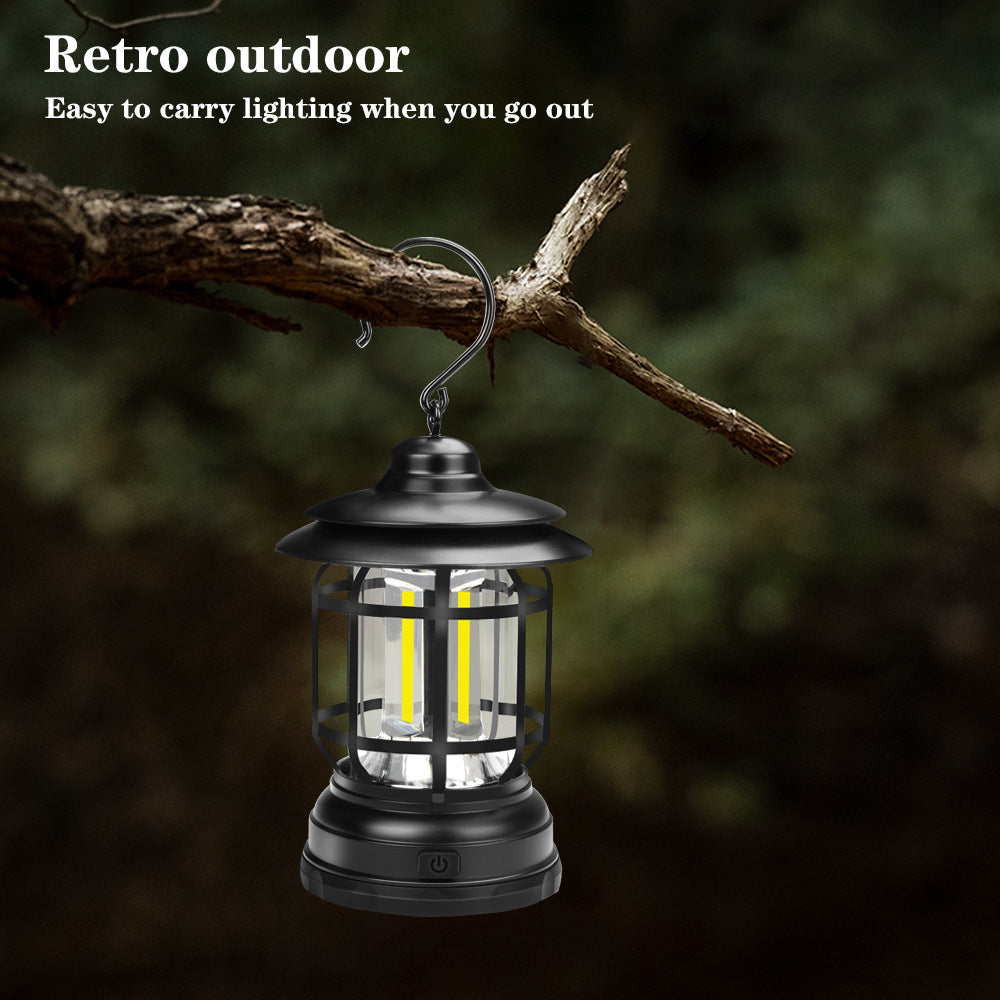 Outdoor Camping Tent Lamp Multi-function Retro Hanging Horse Lamp - AA Trading
