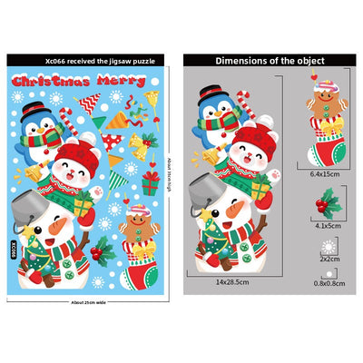 Christmas Decoration Snowflake Stickers - AA Trading