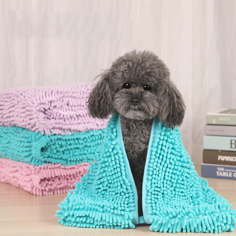 Household Simple Chenille Pet Absorbent Towel - AA Trading