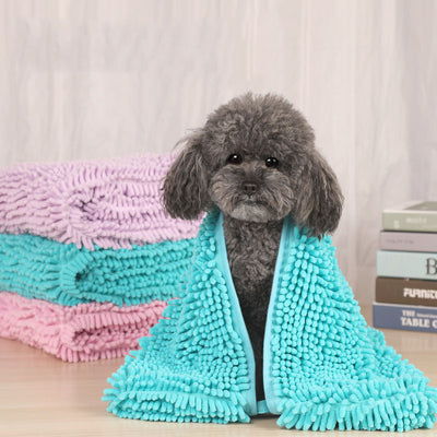 Household Simple Chenille Pet Absorbent Towel - AA Trading