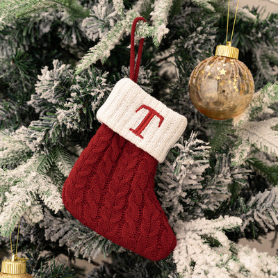 Letter Christmas Stocking Creative Hanging Ornament - AA Trading