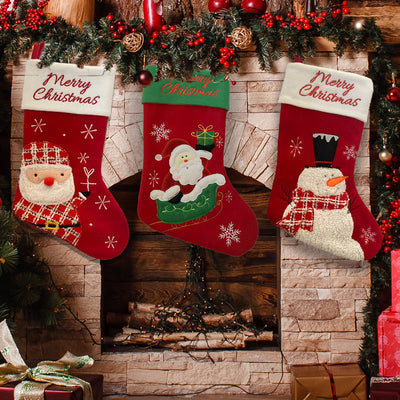 Cartoon Christmas Stockings Gift Bag - AA Trading