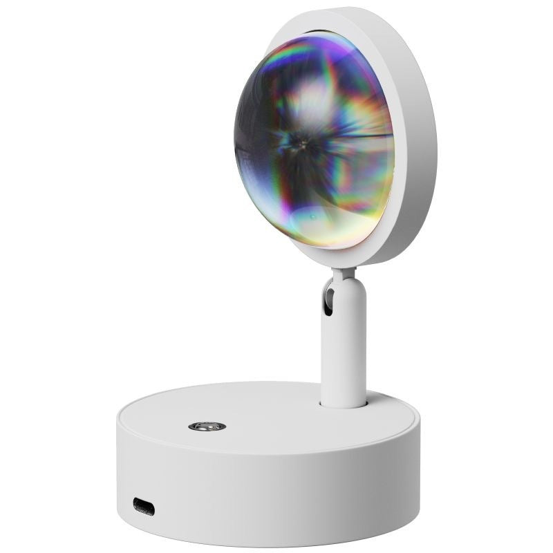 Rechargeable Sunset Red Wall Lamp Bedroom Bedside Installation-free Sunset Lamp - AA Trading