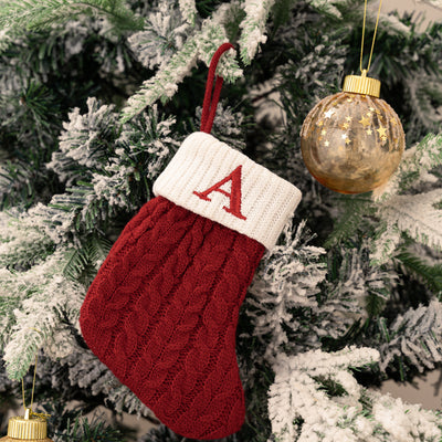 Letter Christmas Stocking Creative Hanging Ornament - AA Trading