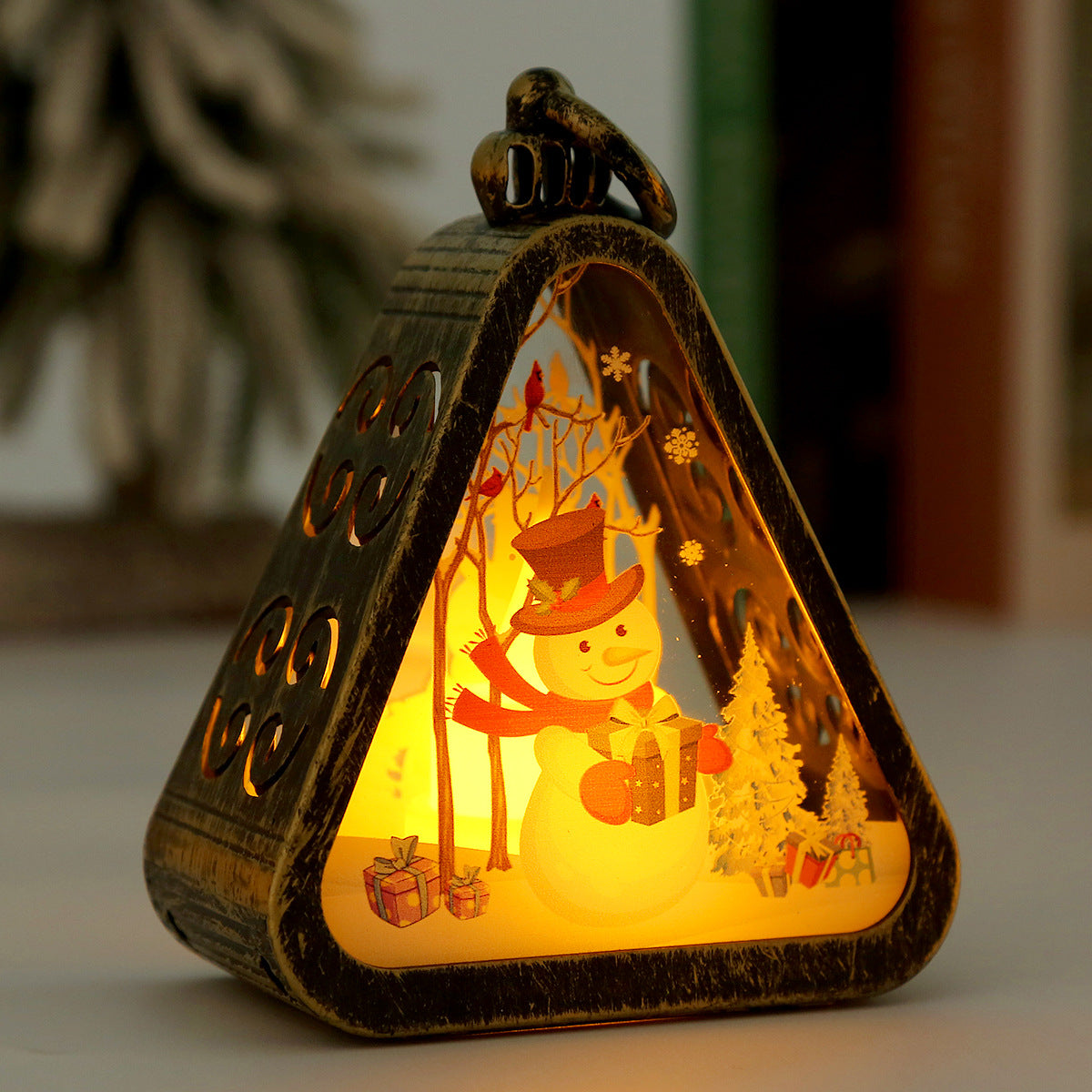 Retro Christmas Night Light with Battery - AA Trading