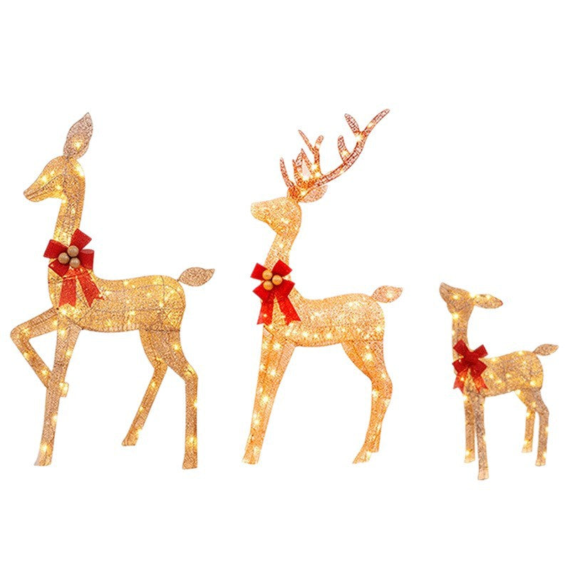 LED deer ornament - AA Trading