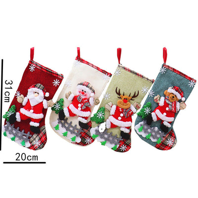 Christmas Gift Sock Hanging Bag - AA Trading