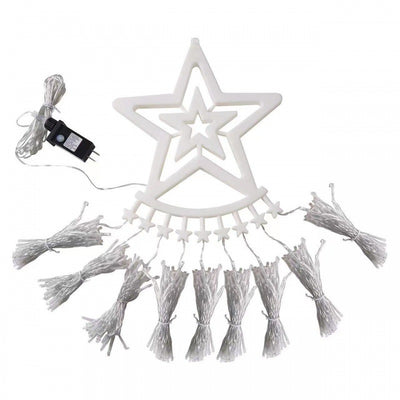Led Five-Pointed Star Flowing Water Waterfall Light - AA Trading