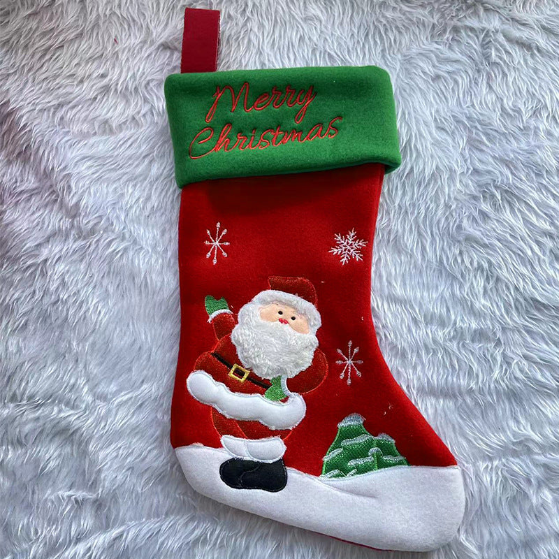 Cartoon Christmas Stockings Gift Bag - AA Trading