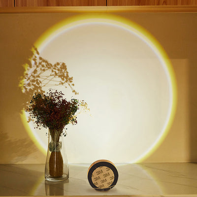 Led Lights Wireless Closet Kitchen Lights Under Furniture Battery Powered Sunset Nightlight Wall Lamp Bedroom Decoration Cabinet - AA Trading