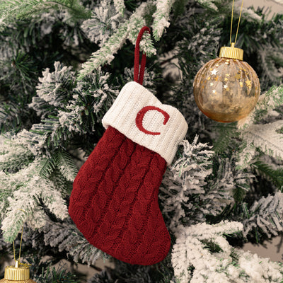 Letter Christmas Stocking Creative Hanging Ornament - AA Trading