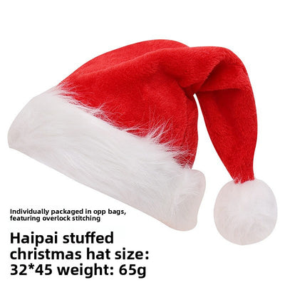 Christmas Short Plush Hat - AA Trading