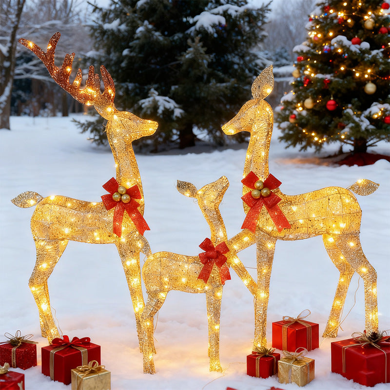 LED deer ornament - AA Trading