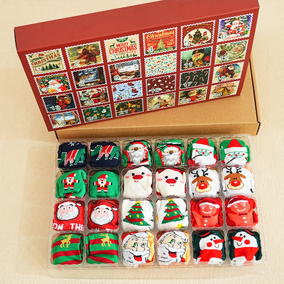 In-Stock New Large-Size Christmas Socks, Popular on European and American Cross-Border E-Commerce Platforms Like Amazon, Creative and Novel Socks, Christmas Gift Socks - AA Trading