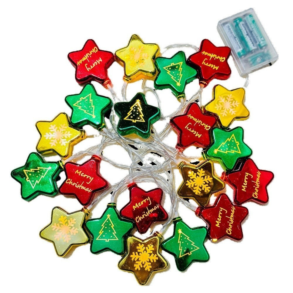 Christmas Party Decorations Scene Layout Atmosphere Lighting Chain - AA Trading