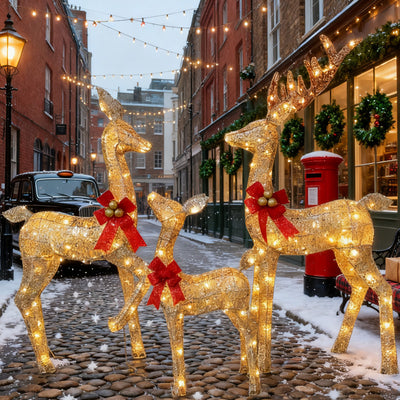 LED deer ornament - AA Trading