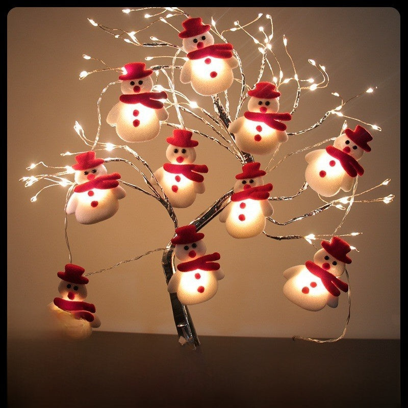 Ragdoll Snowman String Lights - AA Trading