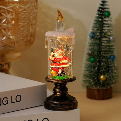 Snowfall Christmas Crystal Lamp - AA Trading
