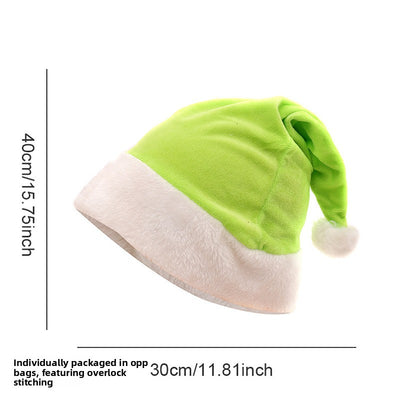 Christmas Short Plush Hat - AA Trading