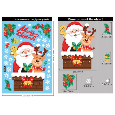 Christmas Decoration Snowflake Stickers - AA Trading