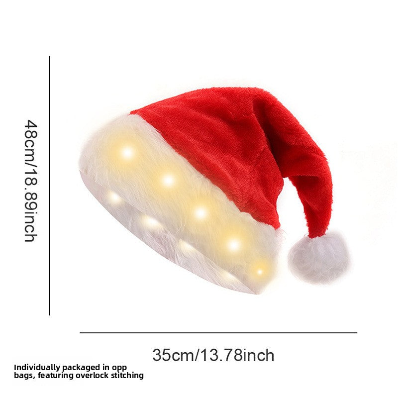 Christmas Short Plush Hat - AA Trading