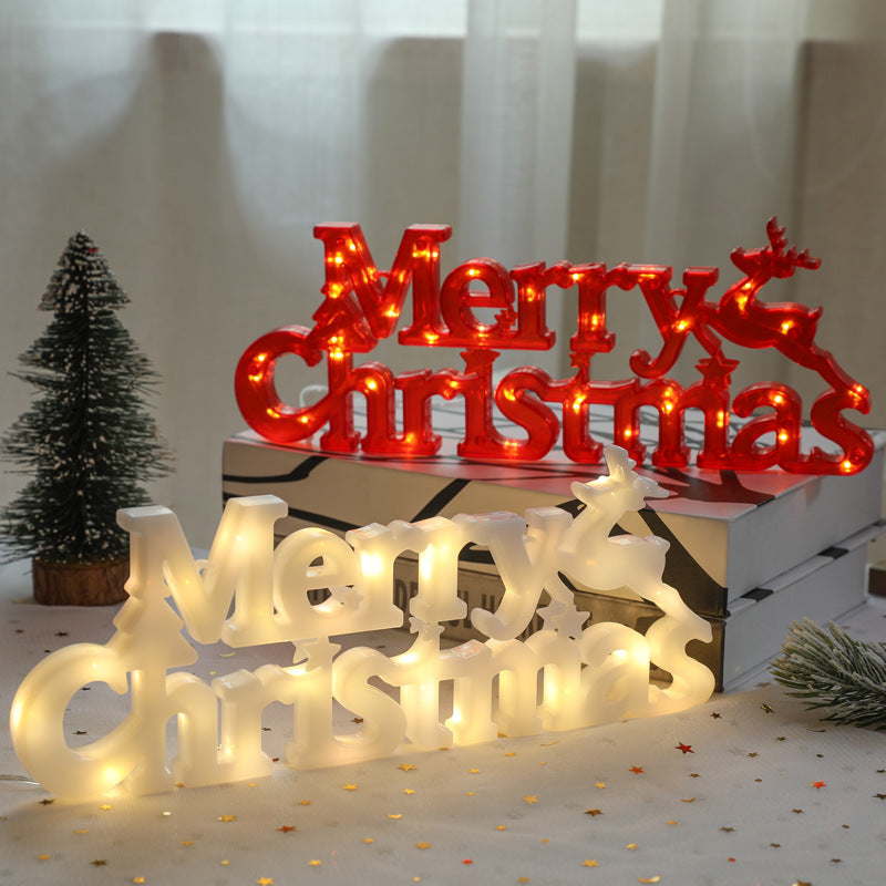 Christmas Decorative Letter Lights - AA Trading