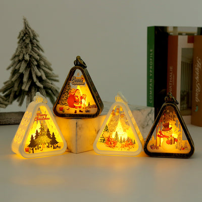 Retro Christmas Night Light with Battery - AA Trading
