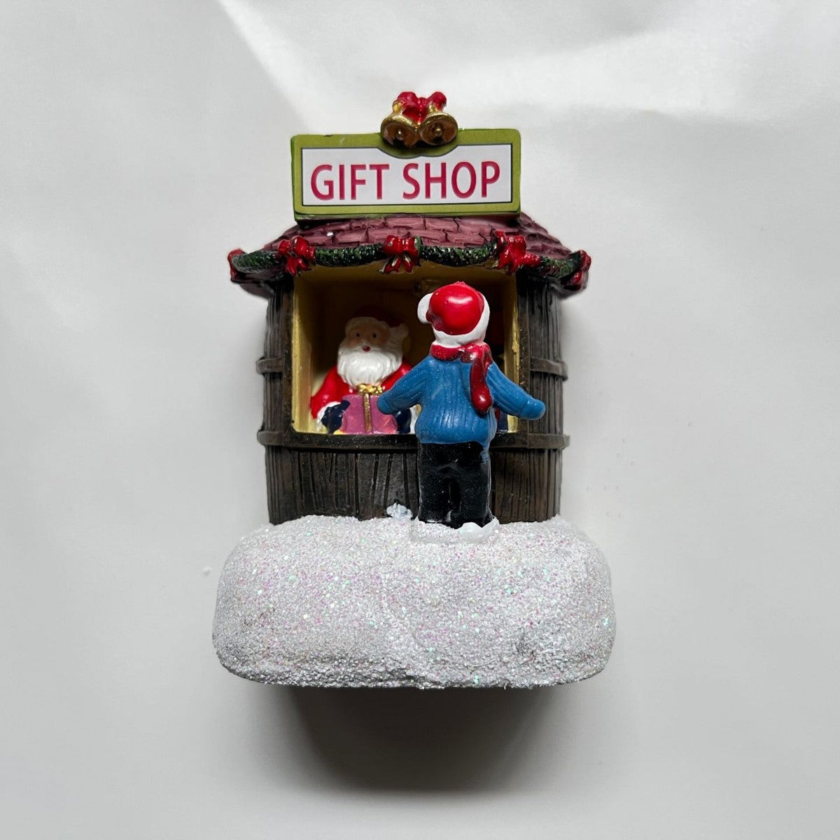 Christmas Resin Mini House Santa Shop Ornament - AA Trading