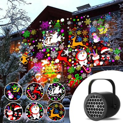 Christmas Projection Snowflake LED Decoration Light - AA Trading