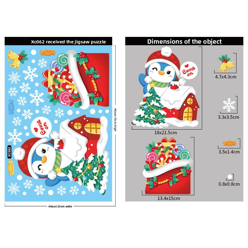 Christmas Decoration Snowflake Stickers - AA Trading