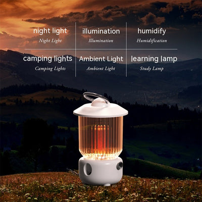 Kerosene Lamp Humidifier USB Rechargeable Multifunctional Small Humidifier - AA Trading