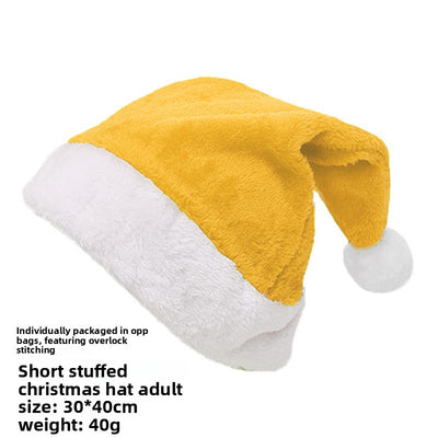 Christmas Short Plush Hat - AA Trading