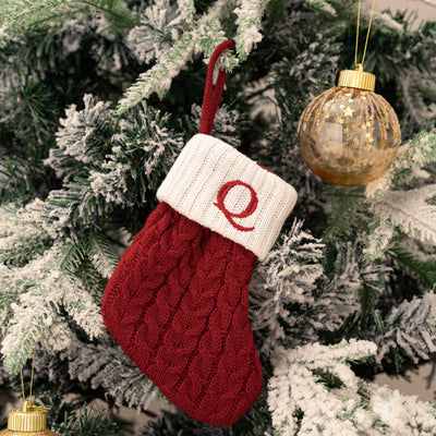 Letter Christmas Stocking Creative Hanging Ornament - AA Trading