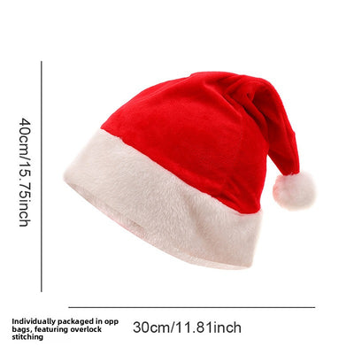 Christmas Short Plush Hat - AA Trading