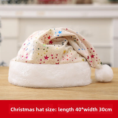 Christmas Short Plush Hat - AA Trading